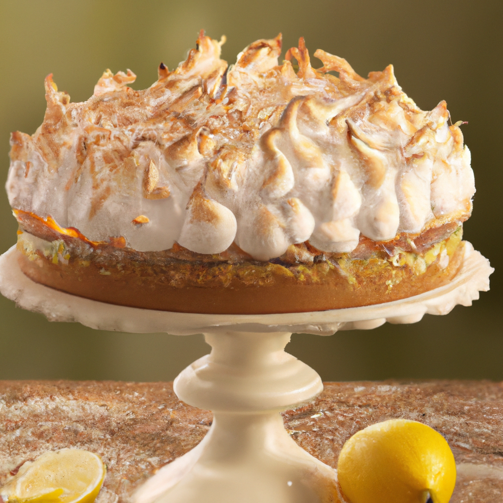 Lemon Meringue Cake