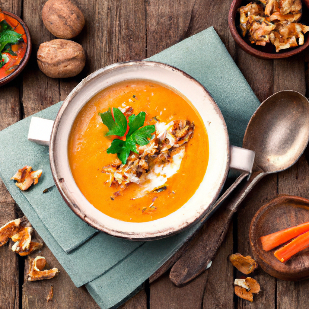 Carrot Walnut Soup