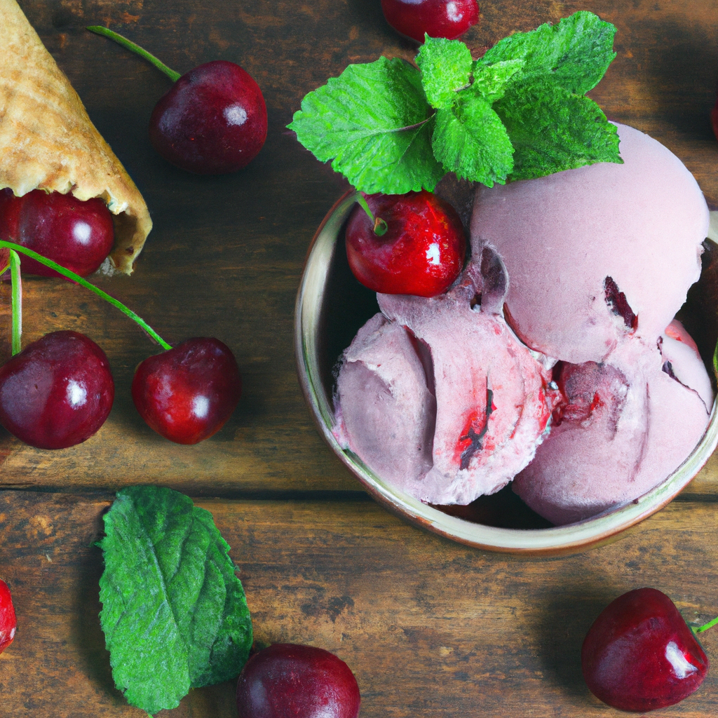Raw Vegan Cherry Ice Cream
