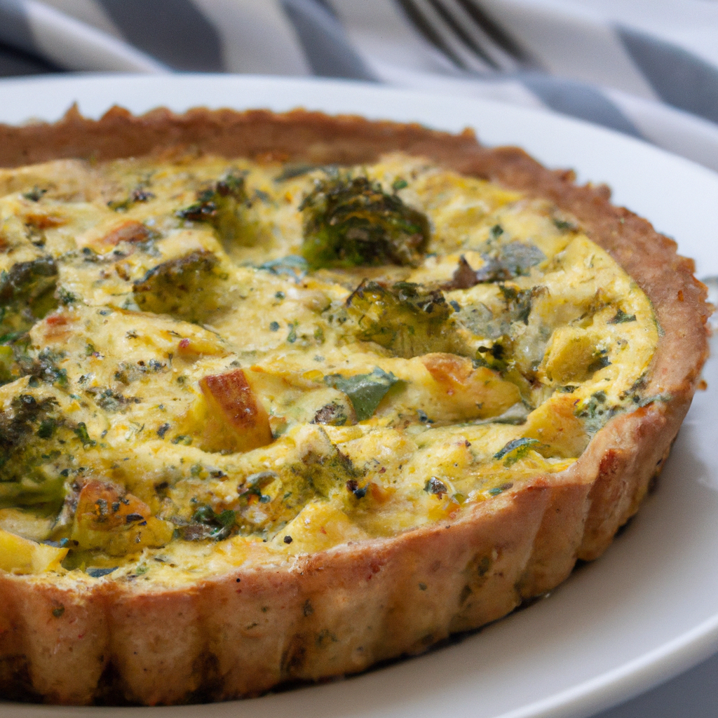Cauliflower Broccoli Potato Quiche