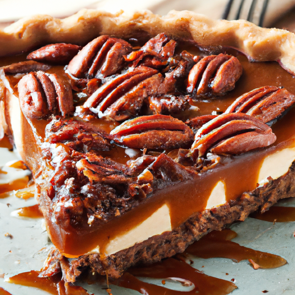 Caramel Chocolate Pecan Pie