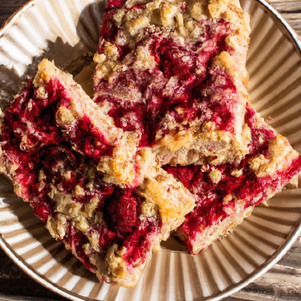 Oatmeal Coconut Raspberry Bars