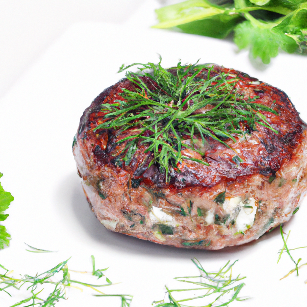 Beef Patties With Mustard Cream Sauce