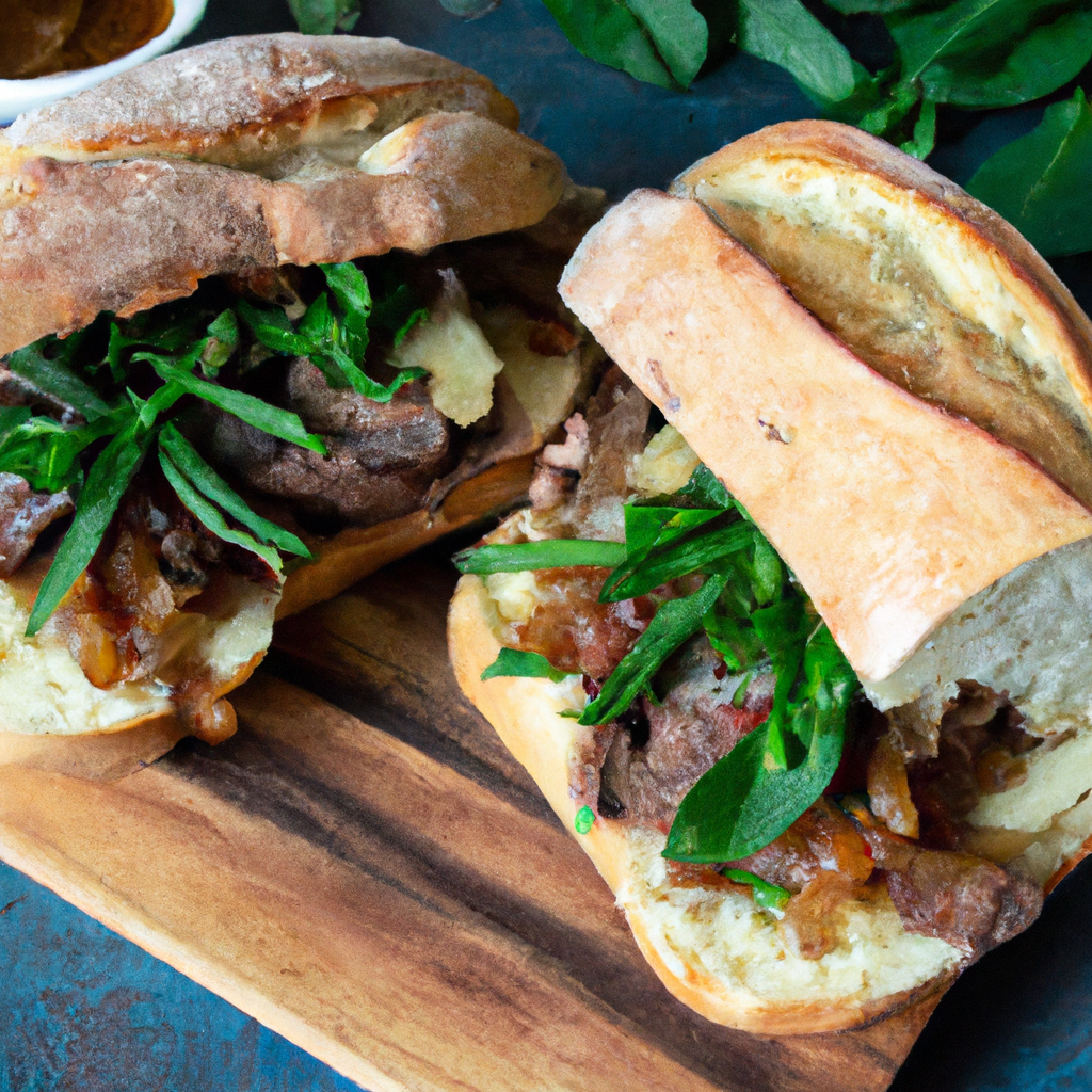 Beef Sandwiches With Onion Marmalade