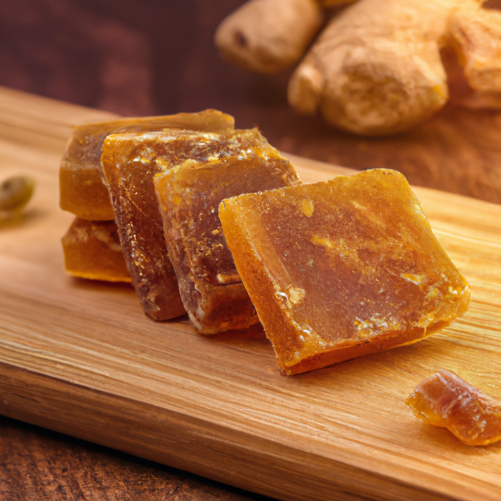 Candied Ginger Cardamom Bars