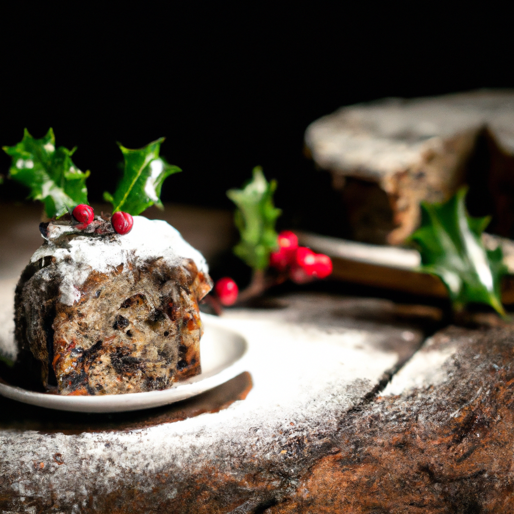 Dark Rum Nut Fruitcake