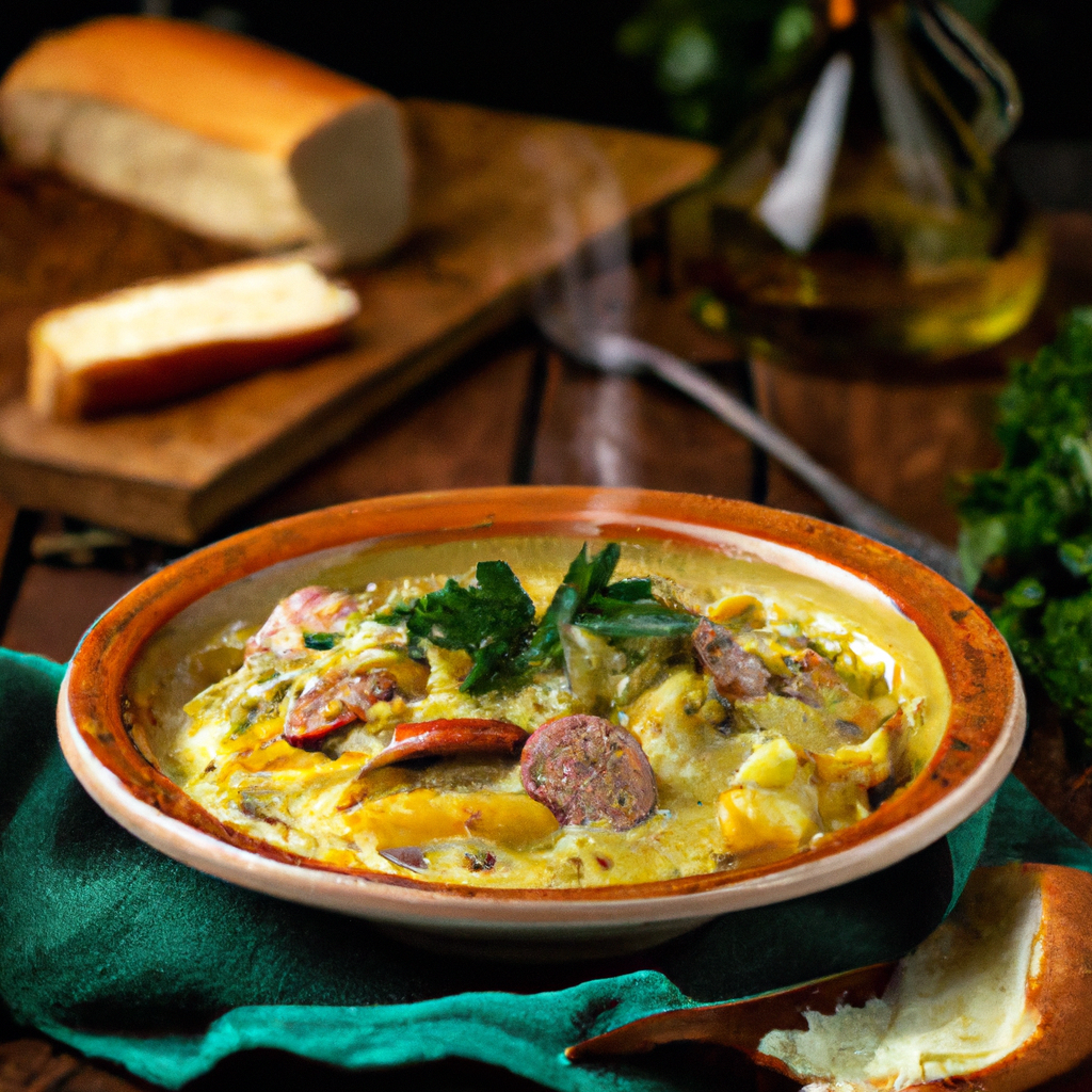 Sausage Casserole Over Polenta