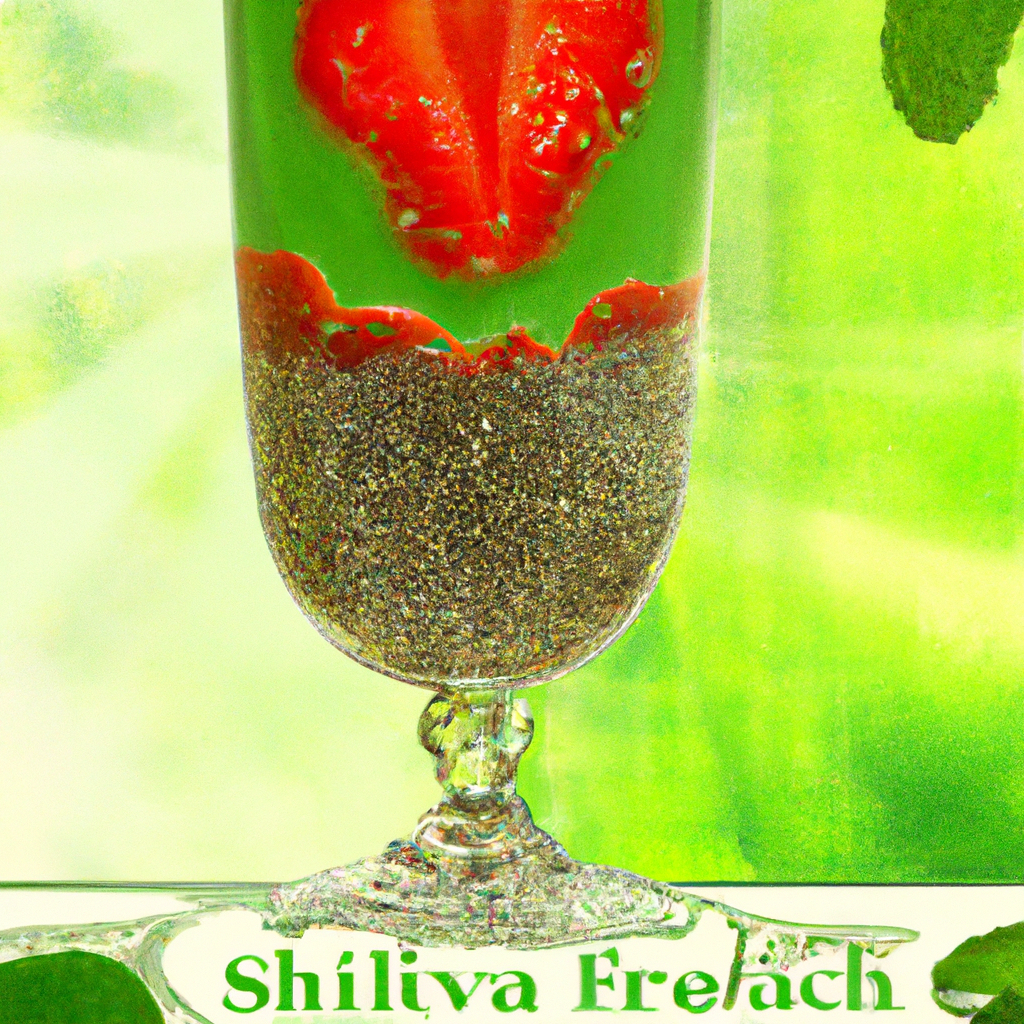 Green Persimmon Strawberry Smoothie