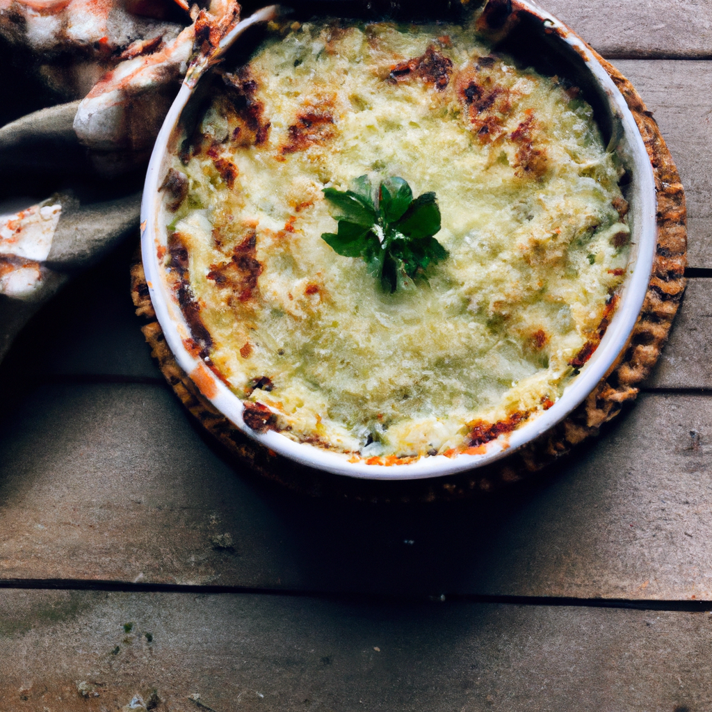 Baked Cheese Garlic Grits
