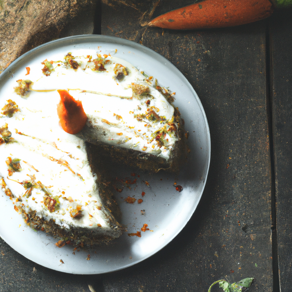 Raw Vegan Carrot Cake With Cream Cheese Frosting By Ivy