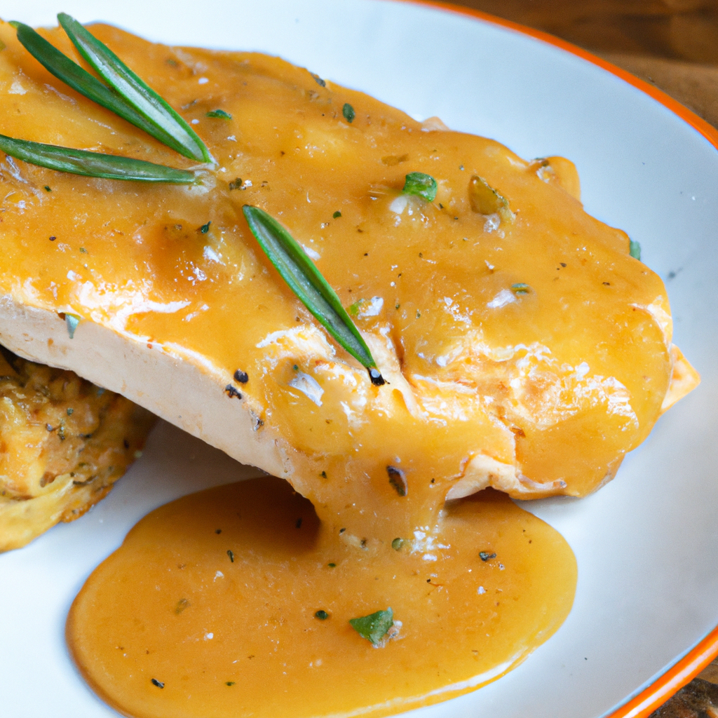 Orange Glazed Chicken With Biscuits