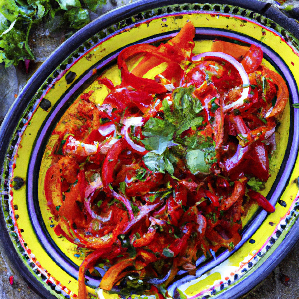 New Mexico Marinated Bell Pepper Strips
