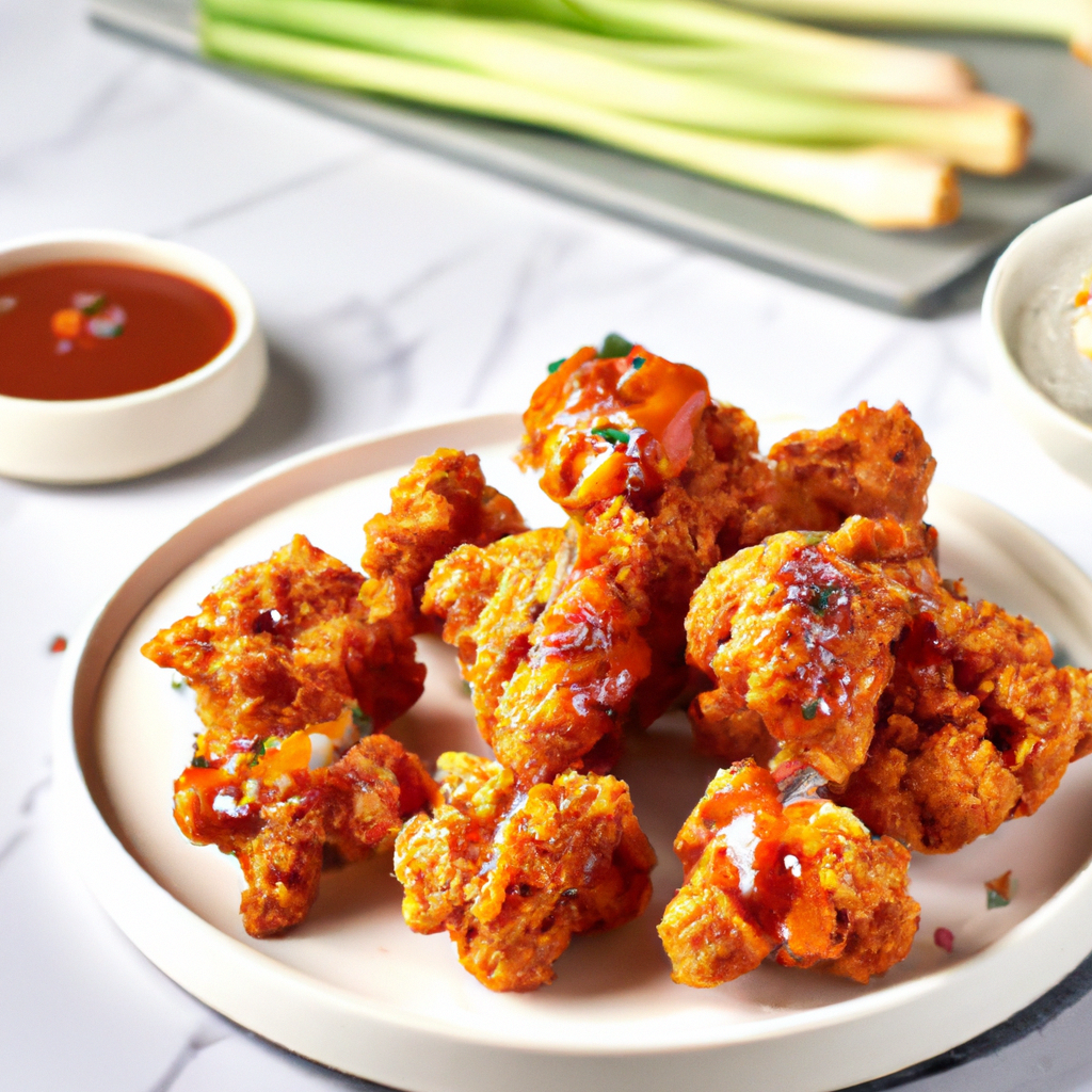 Fermented Cauliflower Hot Wings