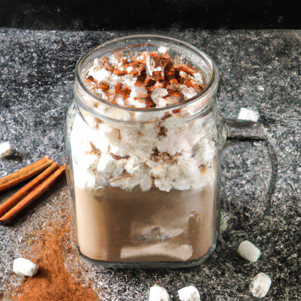 Cinnamon Coffee Cocoa Mix In A Jar