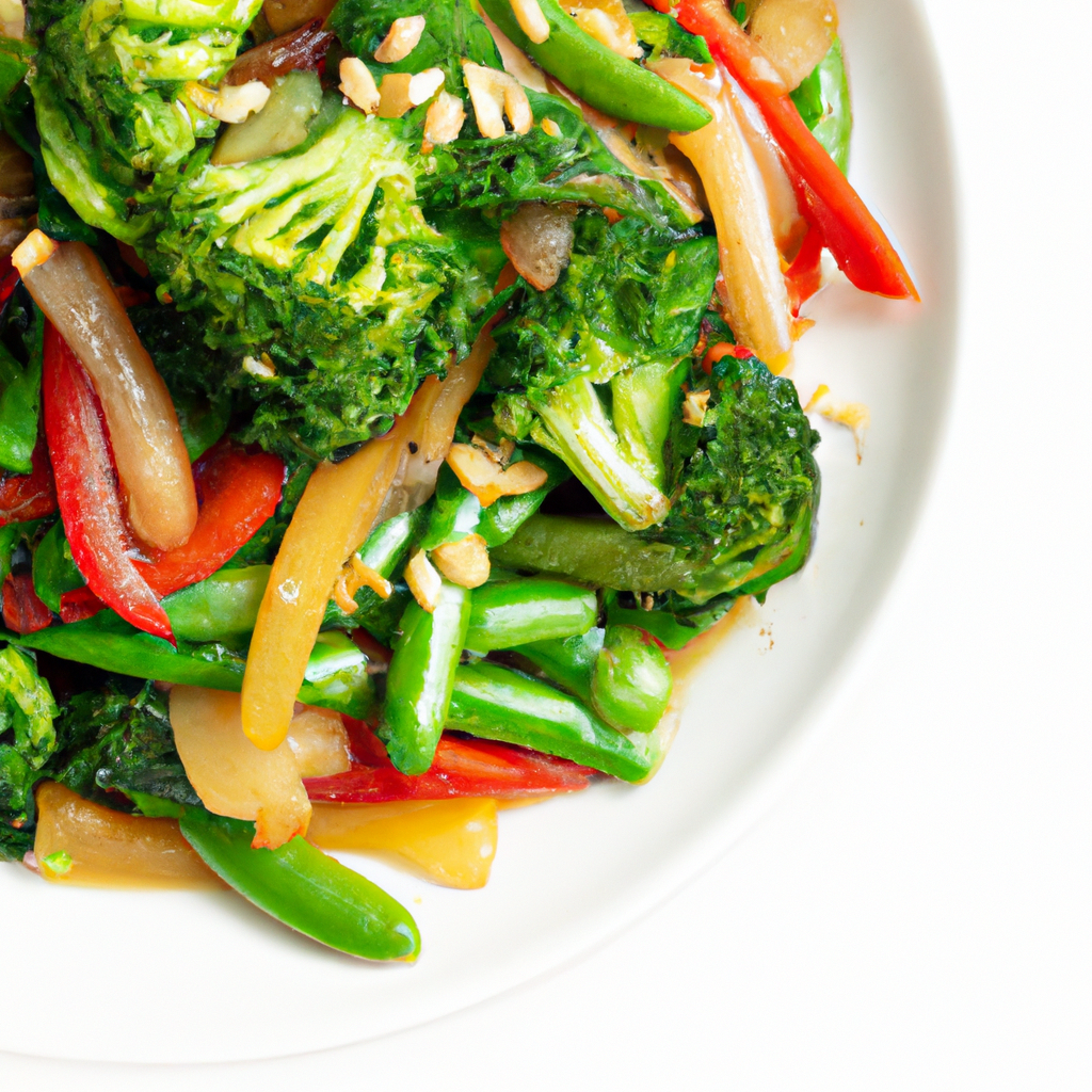 Broad Bean Broccoli Cabbage Stir Fry
