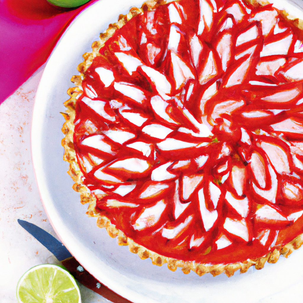 Strawberry Margarita Pie