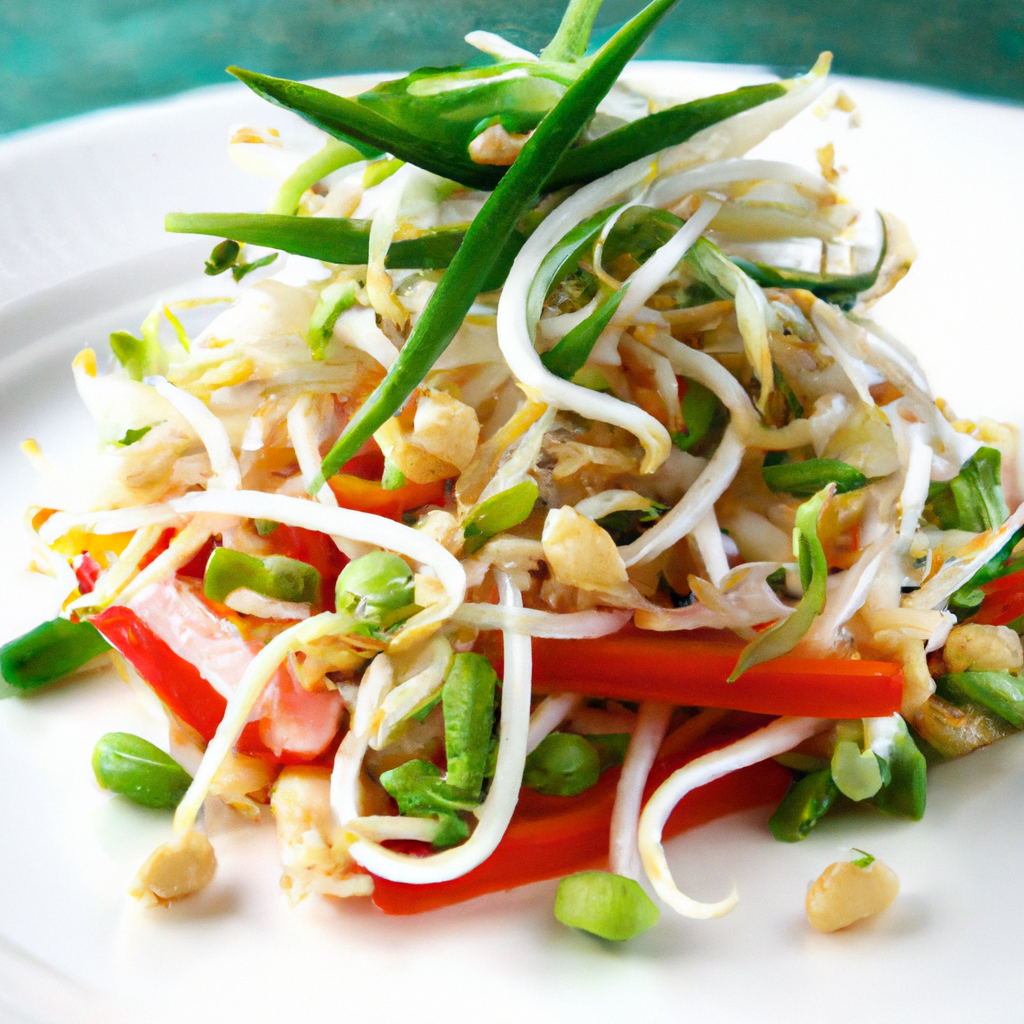 Mung Bean Sprout And Barley Salad