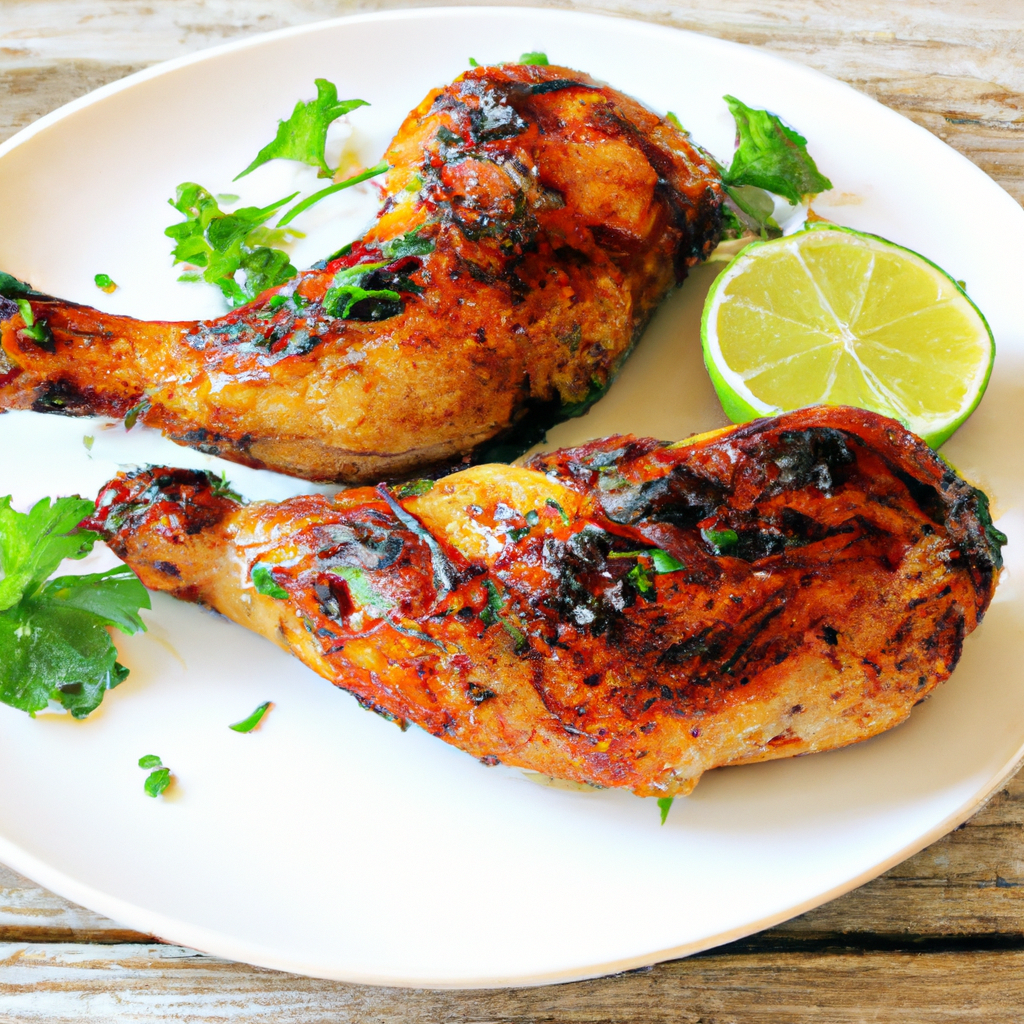 Barbecued Lemon Chicken Delish