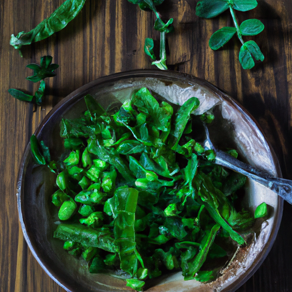 Fermented Pea And Mint Spread