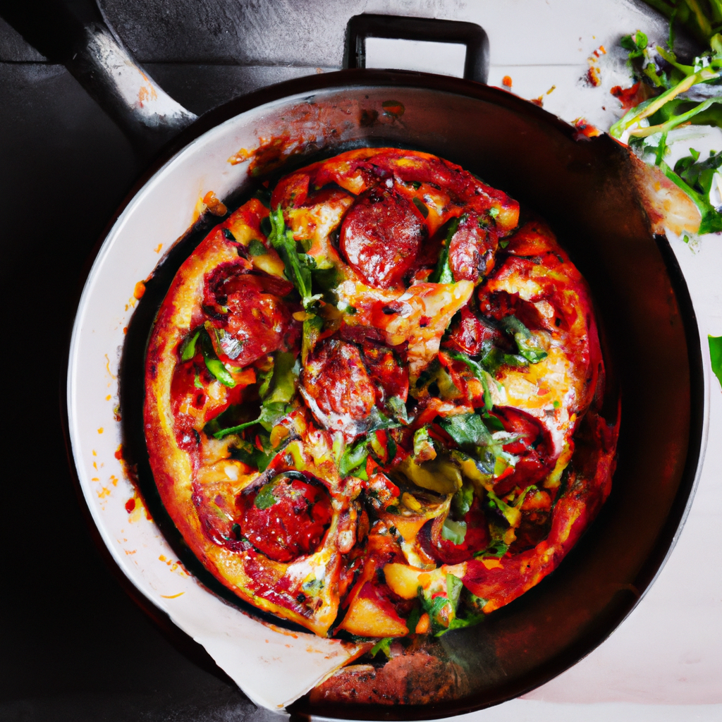 Pfannen Pizza