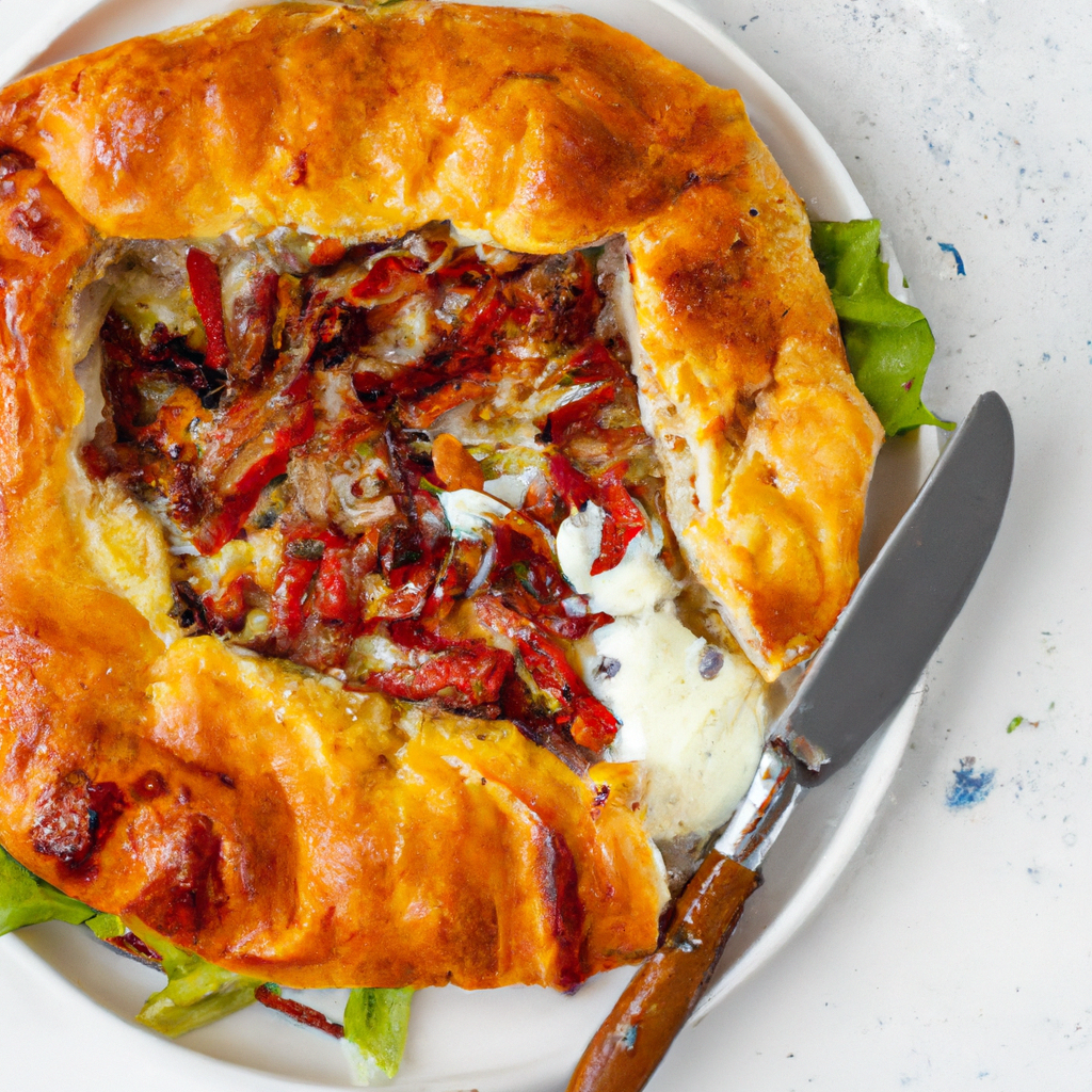Bacon, Lettuce And Tomato Pie