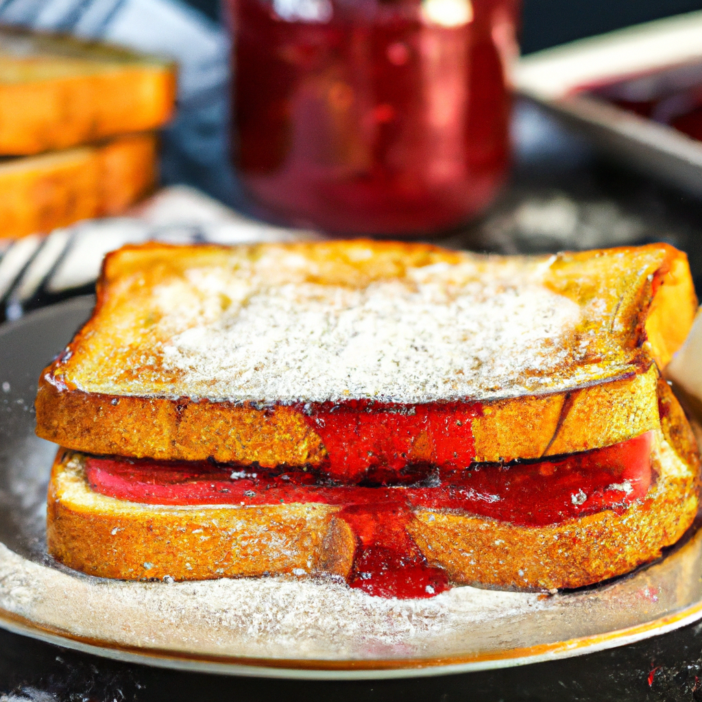 Bennigans Baked Monte Cristo Sandwich