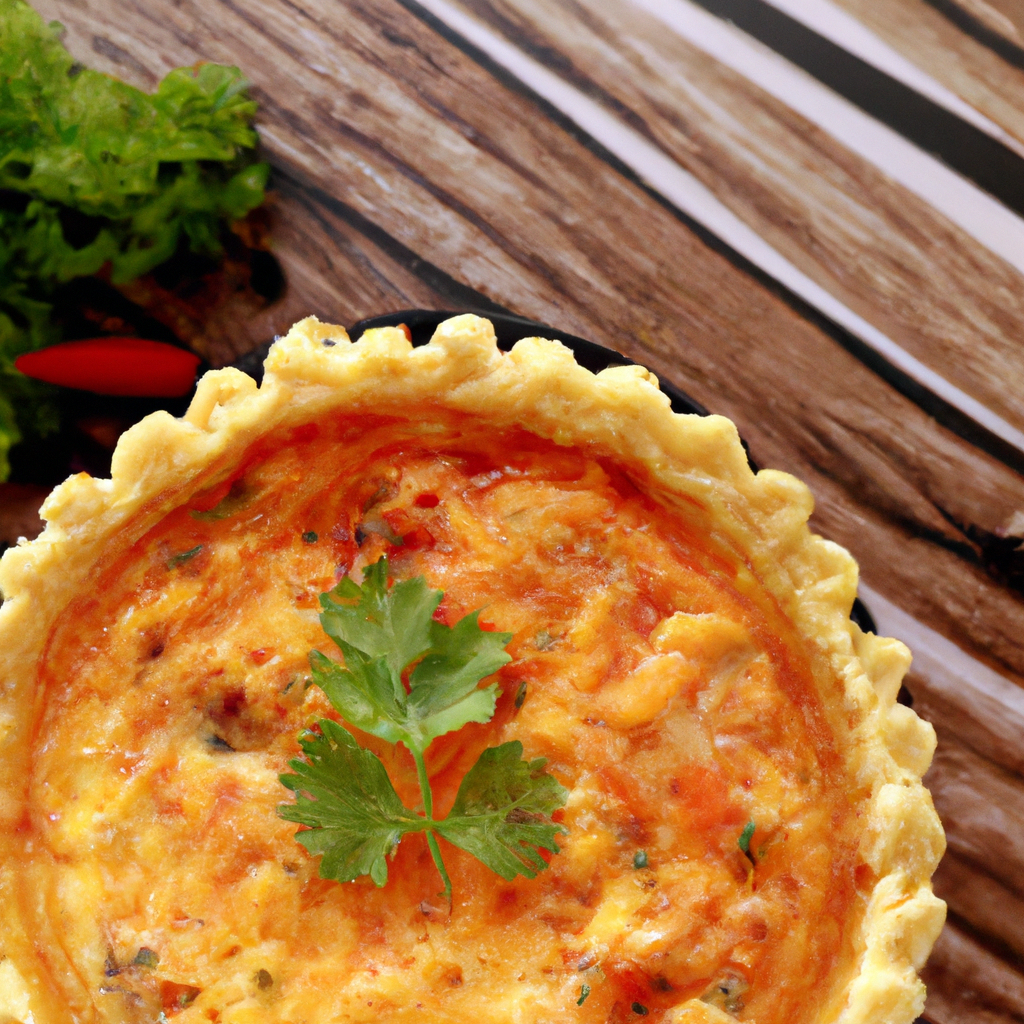 Shrimp Chile Quiche