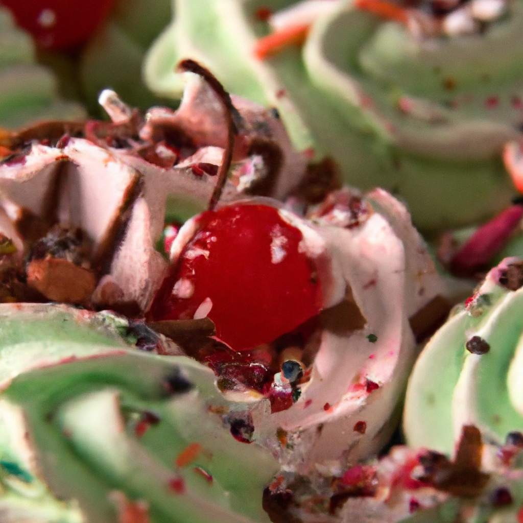 Holiday Spumoni Meringues