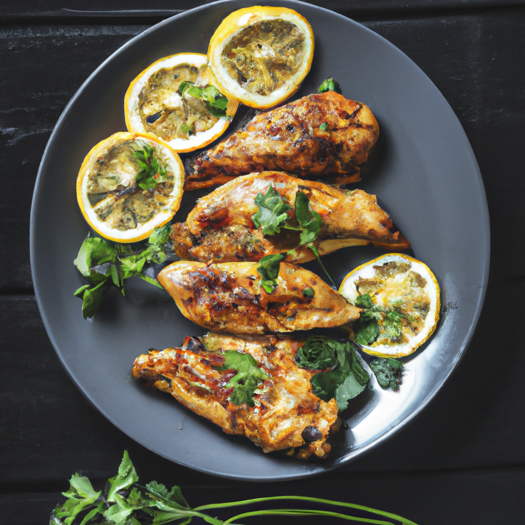 Charcoaled Lemon Chicken
