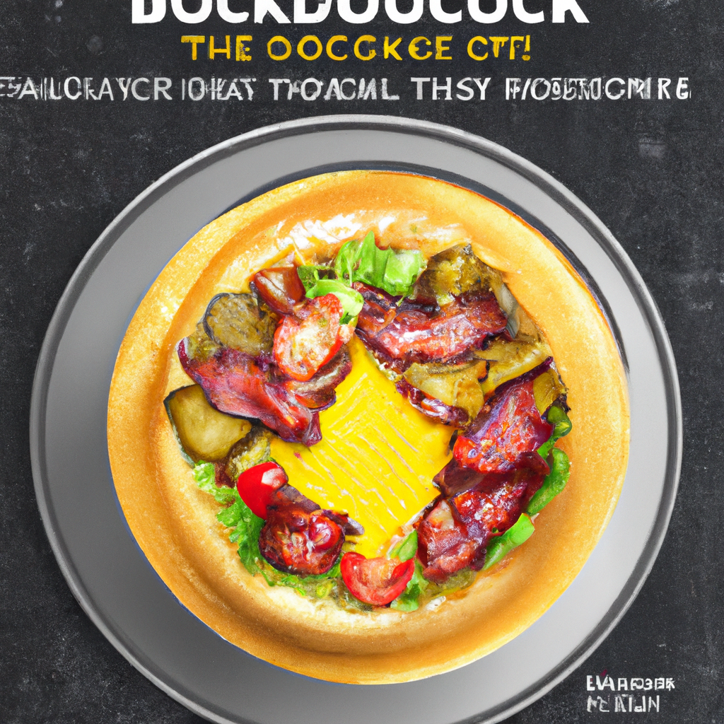 Bacon Cheeseburger Upside Down Pizza