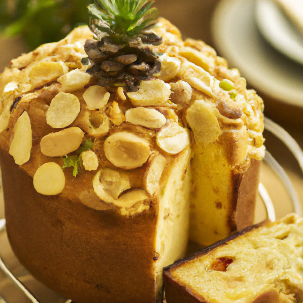 Pineapple Macadamia Fruitcake
