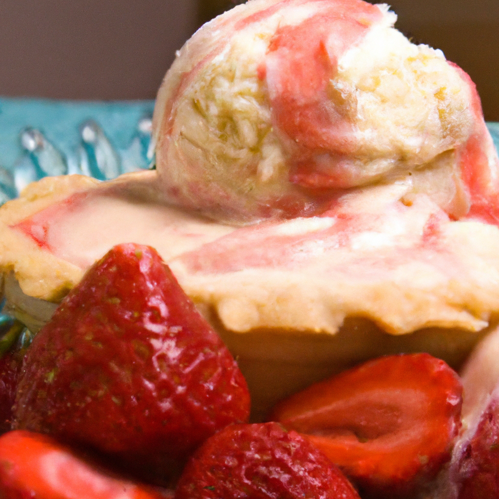 Strawberry Ice Cream Pie