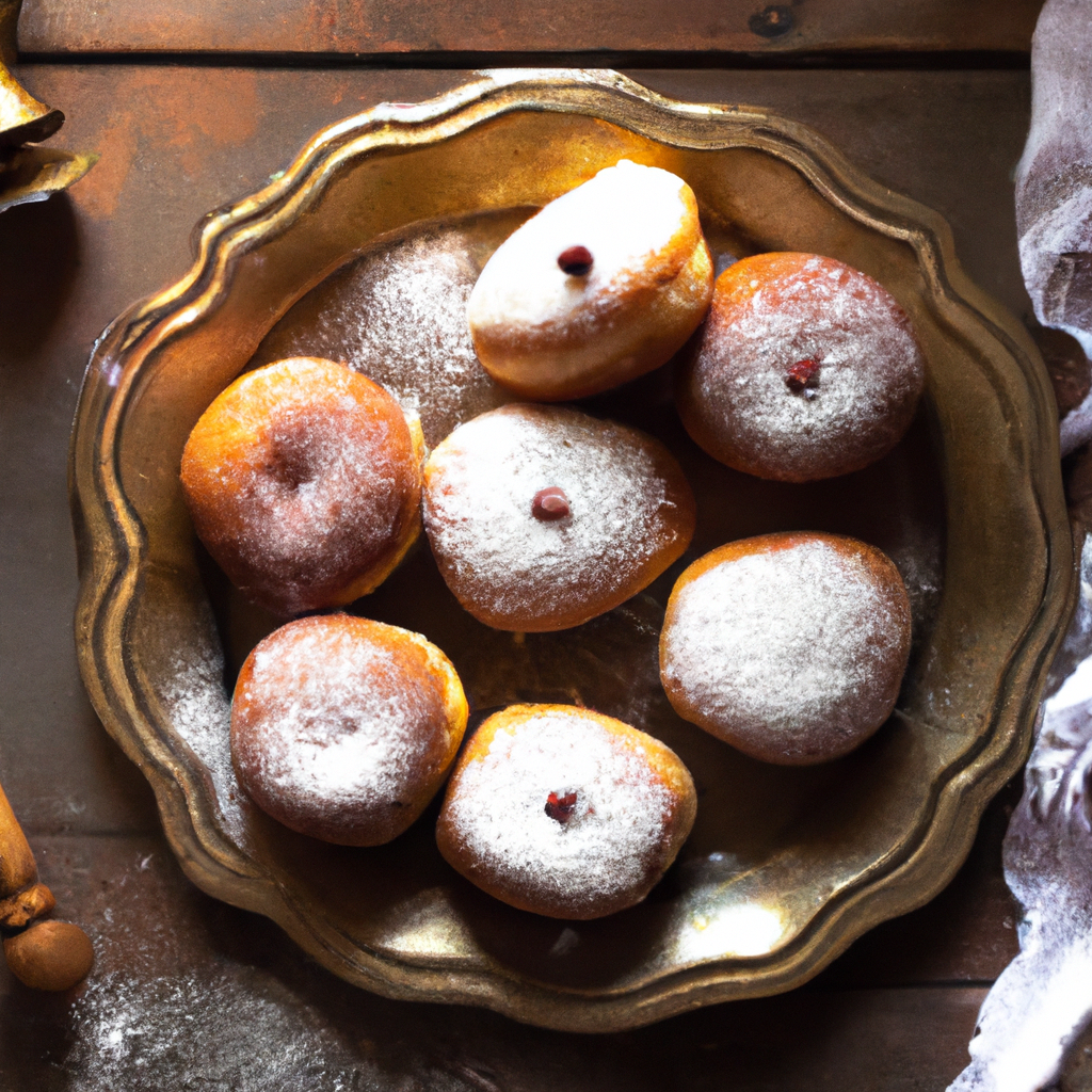 Easy Hanukkah Doughnuts
