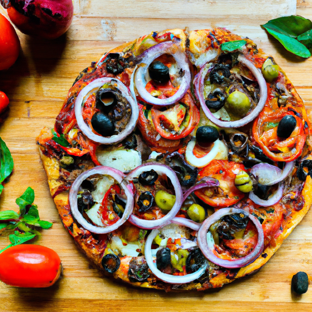 Vegan Pesto Pizza