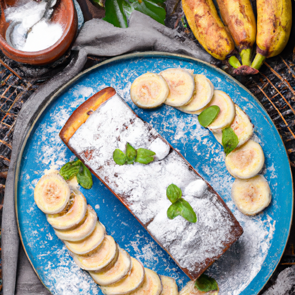 Light Banana Coconut Cake