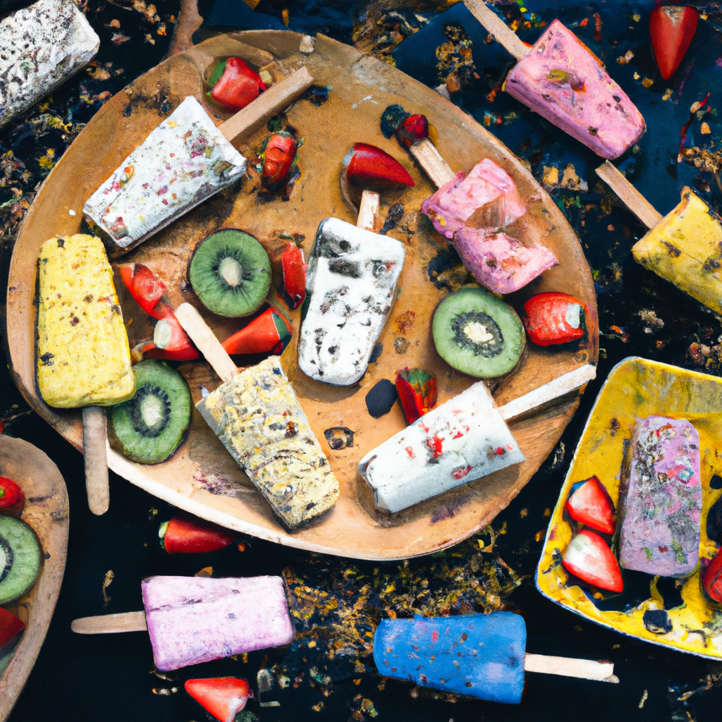 Frozen Fruit Yogurt Pops
