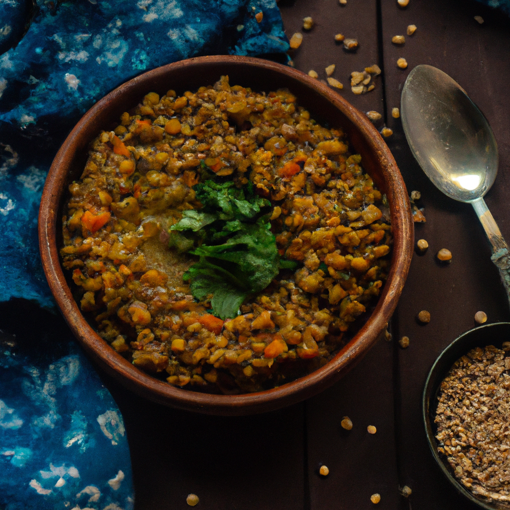 Baked Curried Lentils