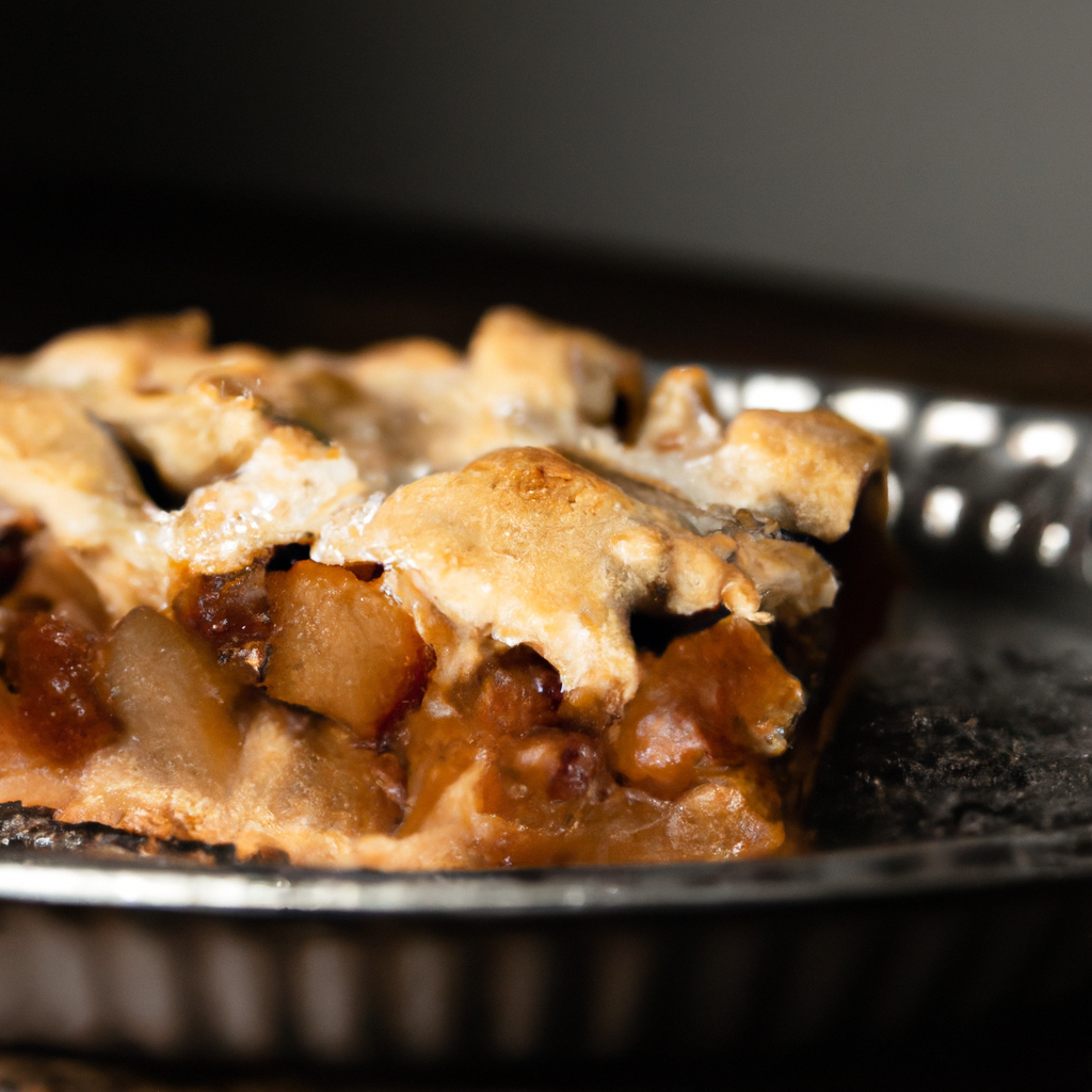 Cheddar Crumble Apple Pie