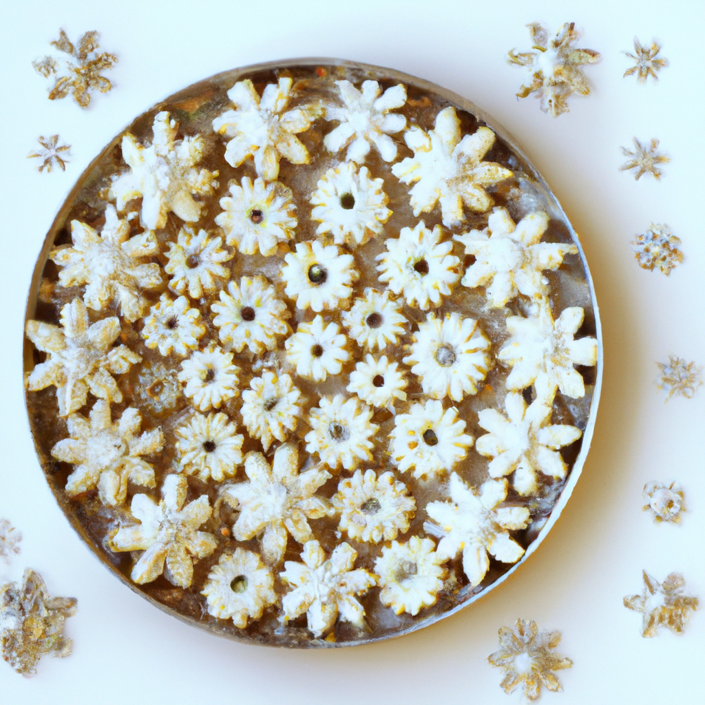 Sn&ouml;stj&auml;rnor Snowflake Cookies