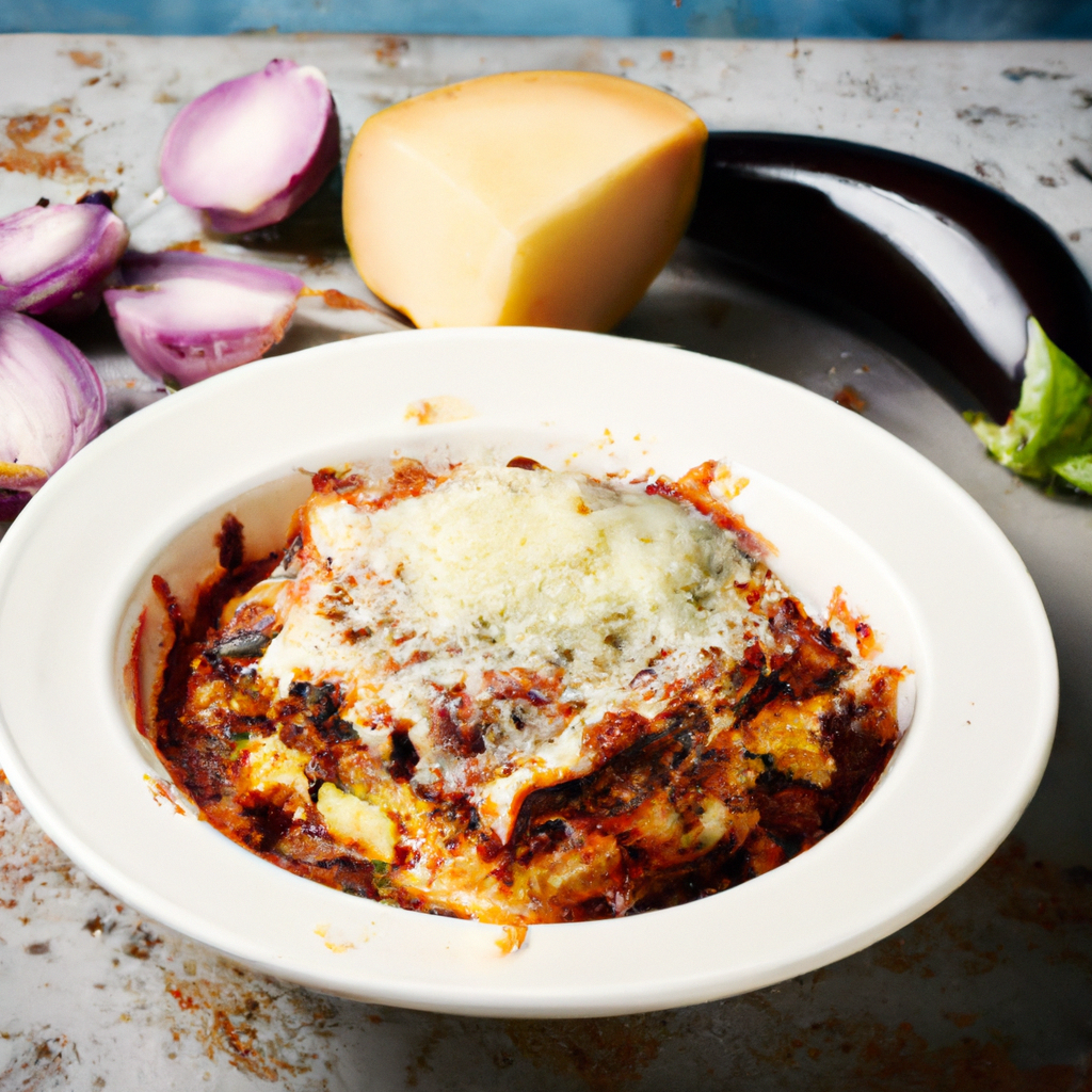 Avanti Restaurant Eggplant Lasagna