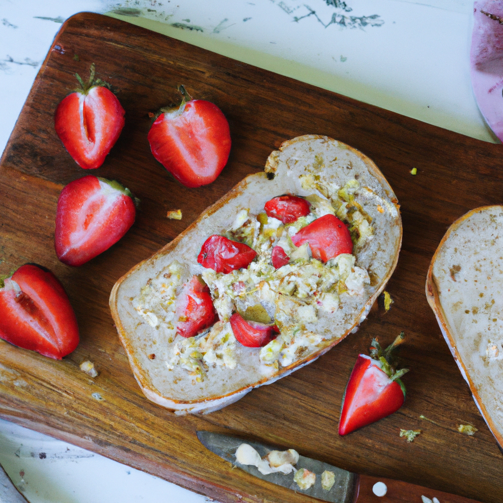 Strawberry Oatmeal Cream Cheese Bread