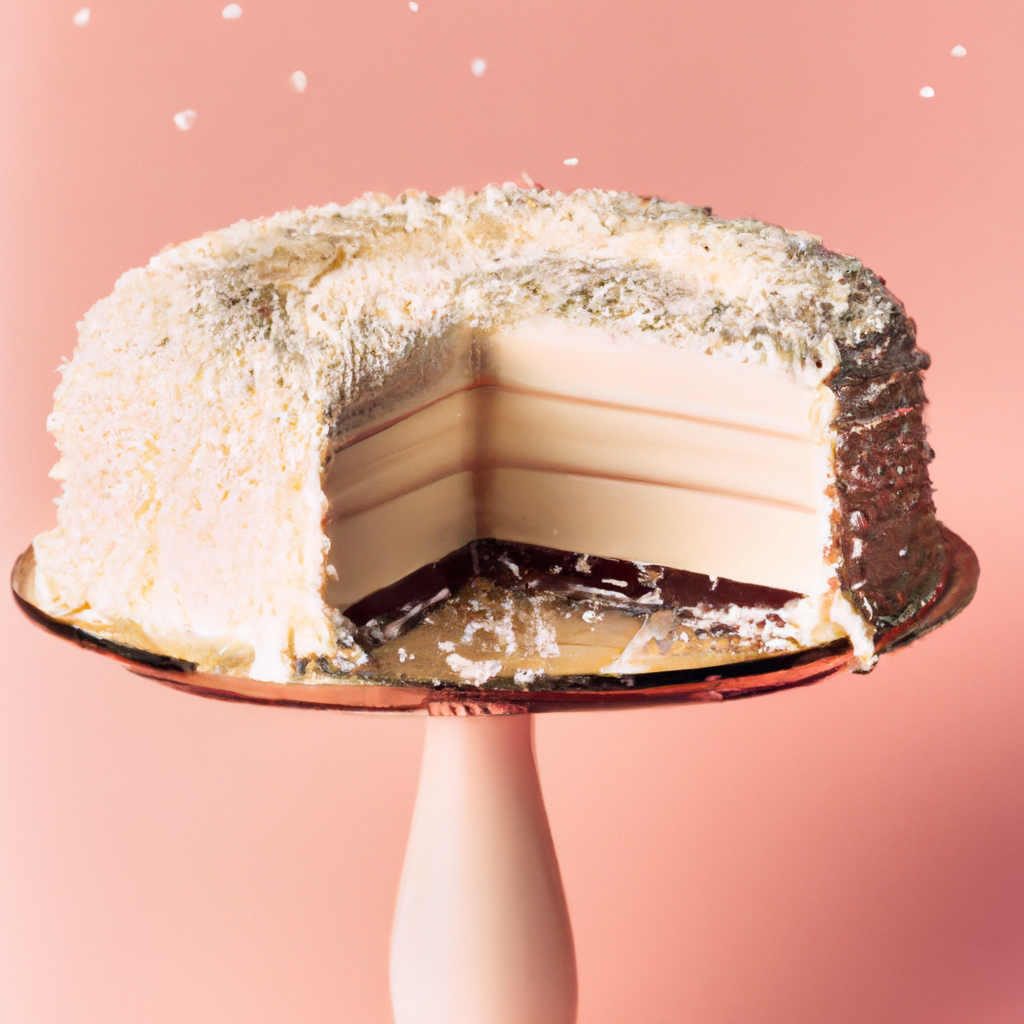 Kahlua White Chocolate Valentine Cake