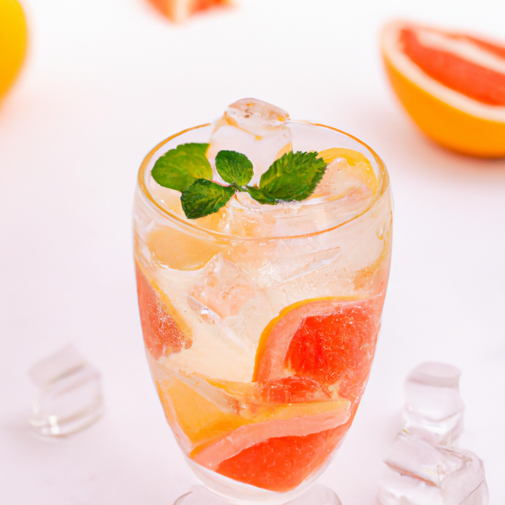 Orange Grapefruit And Mint Juice