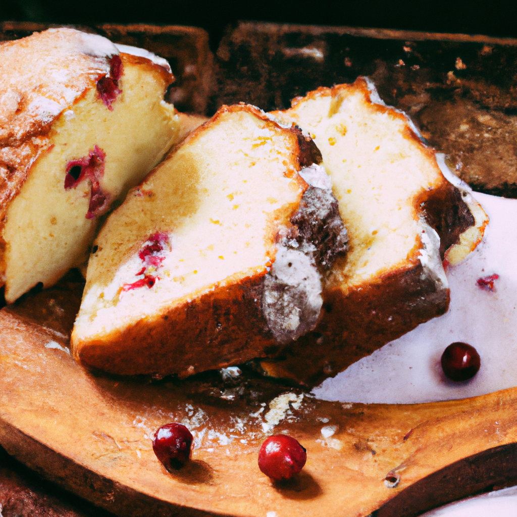 Keks S Klyukvoy Cranberry Cake