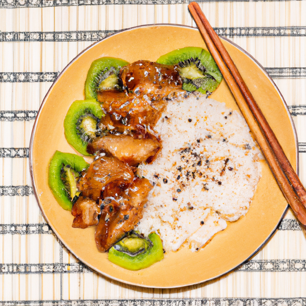 Orange Chicken With Kiwi