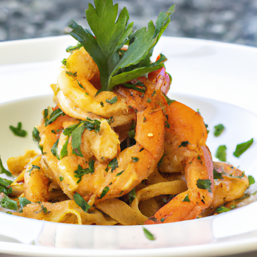 Light Orange Scampi