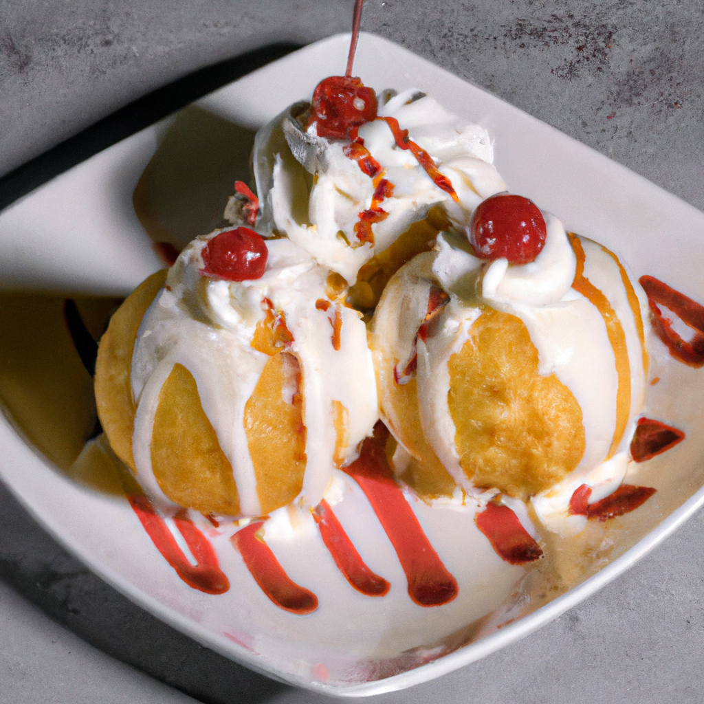 Caramel Fried Ice Cream