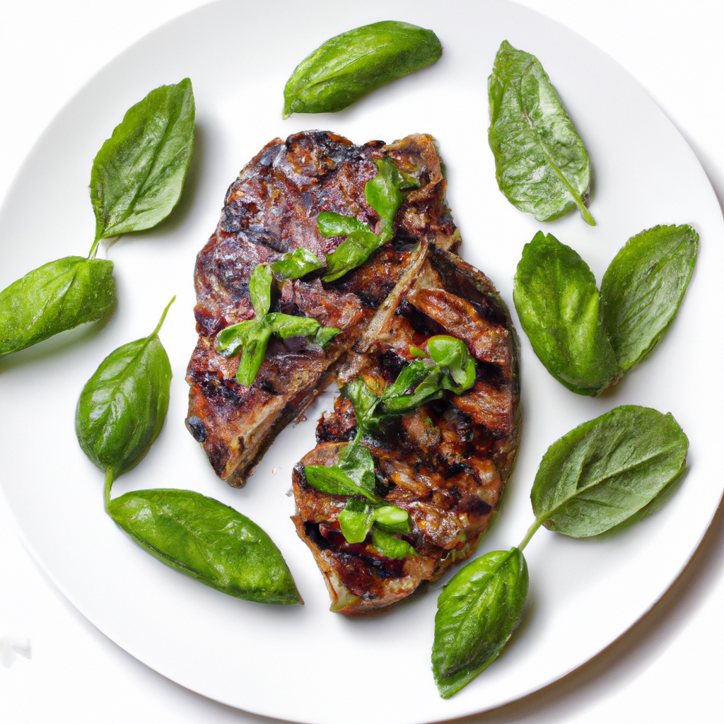 Grilled Pesto Stuffed Steak