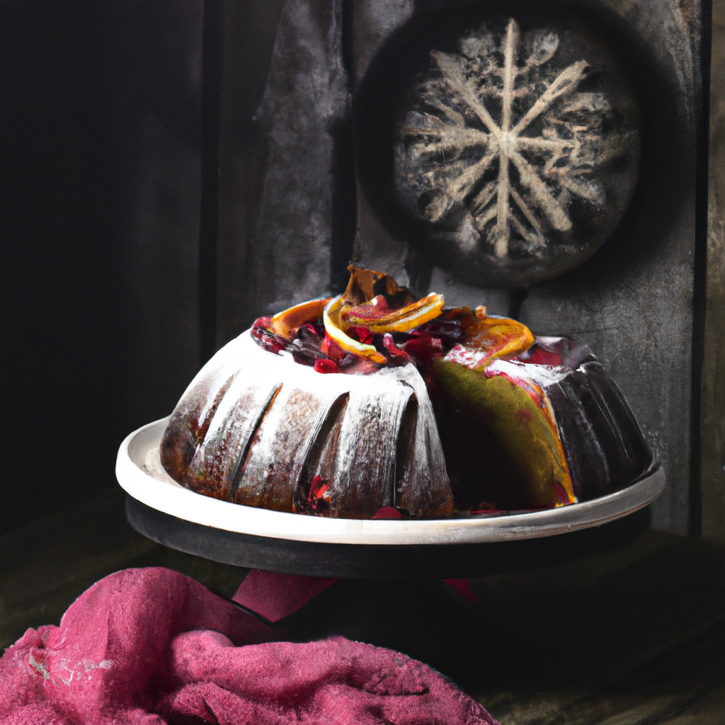 Julgl&ouml;ggt&aring;rta Mulled Wine Cake