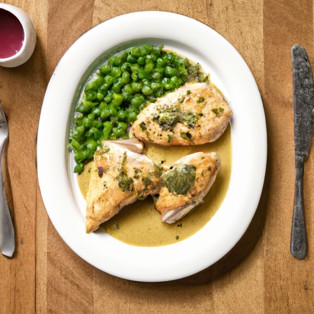 Chicken Madeira On Herbed Biscuits